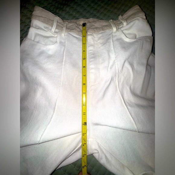 Meshki off White Wide-Leg Linen blend Pants. Size Medium. EUC. - Picture 11 of 12